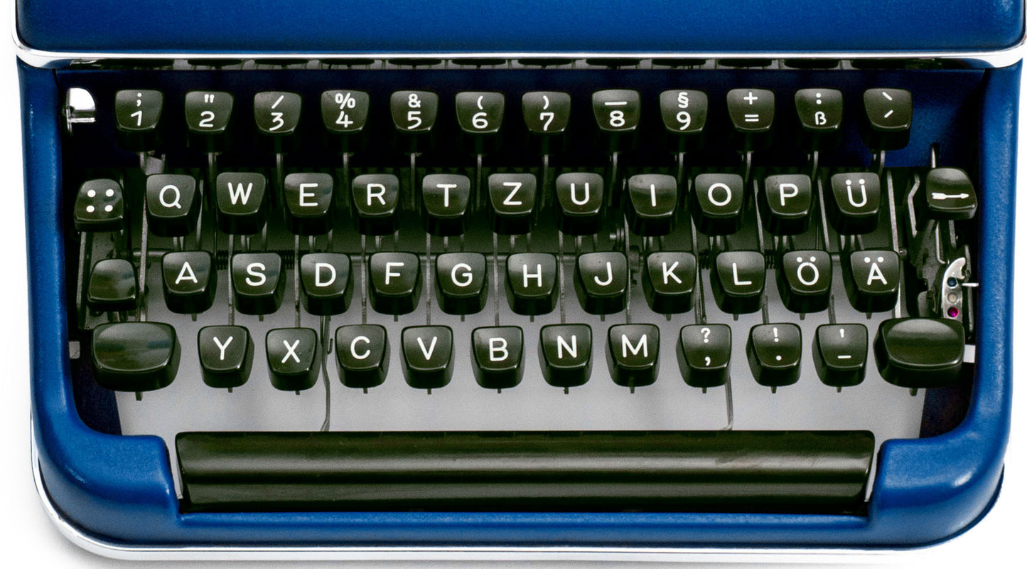 Typewriter Olympia SM2, Blue