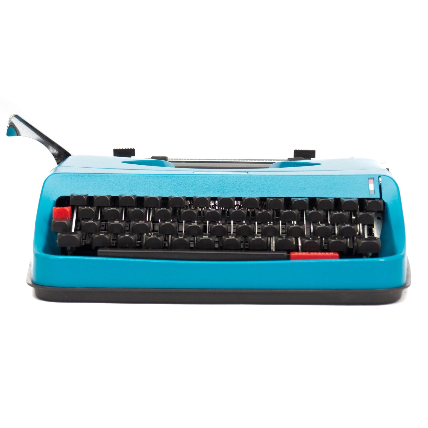 Portable Typewriter with Case, Blue