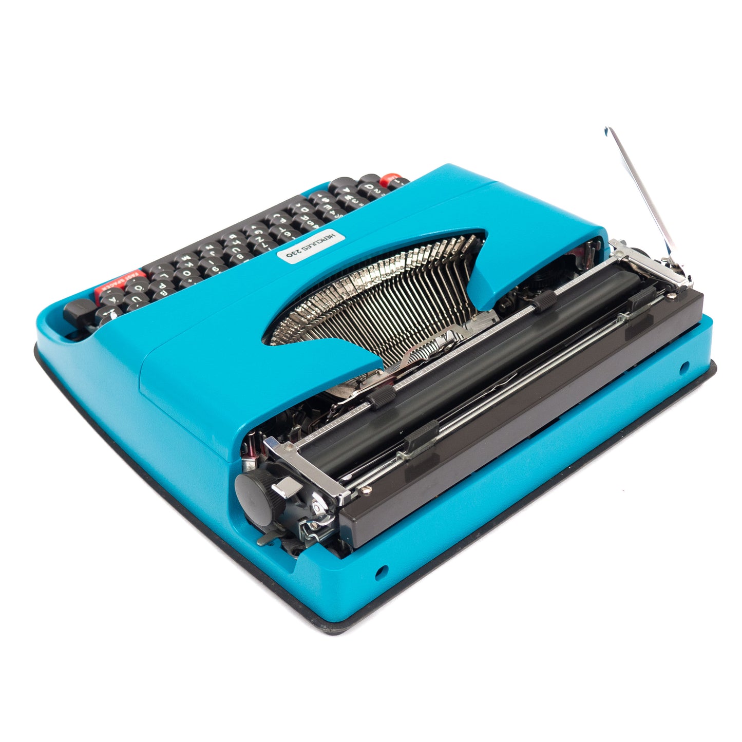 Portable Typewriter with Case, Blue