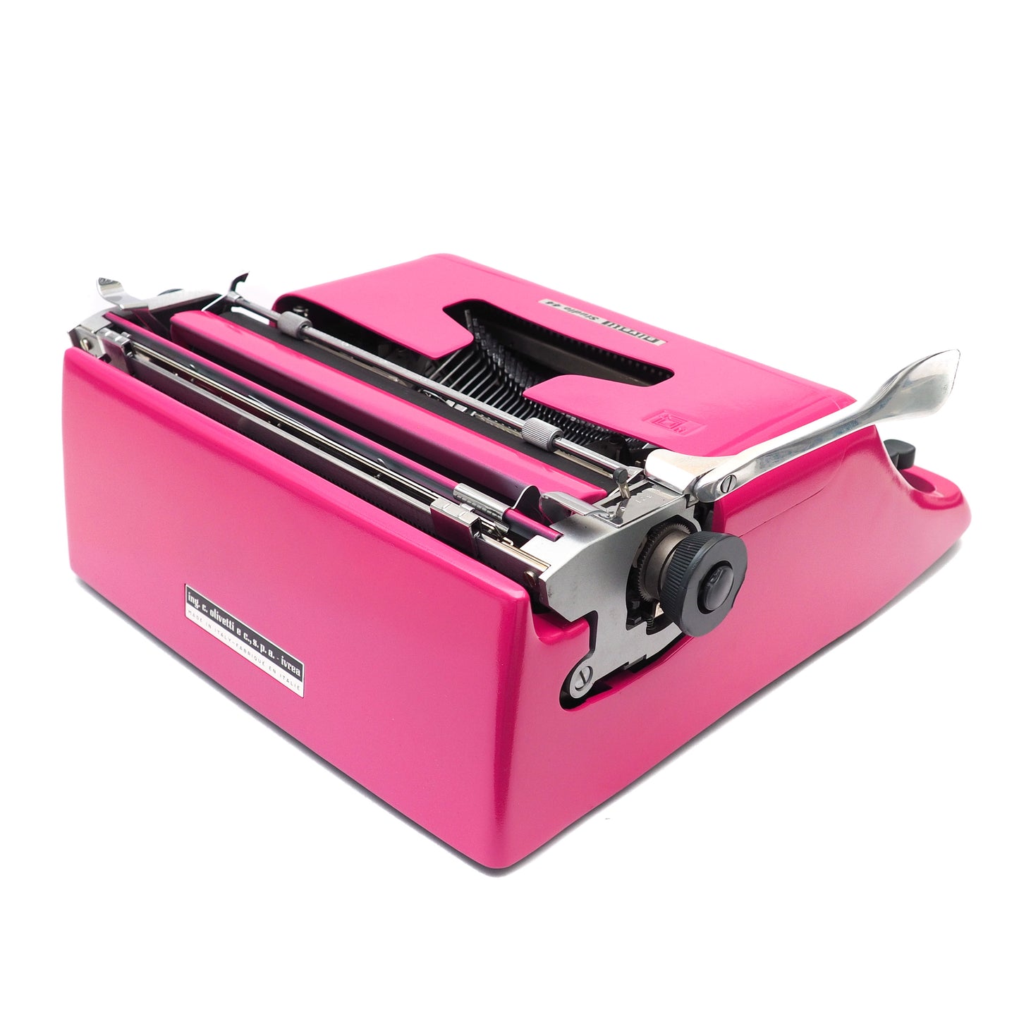 Pink Typewriter Olivetti Studio 44