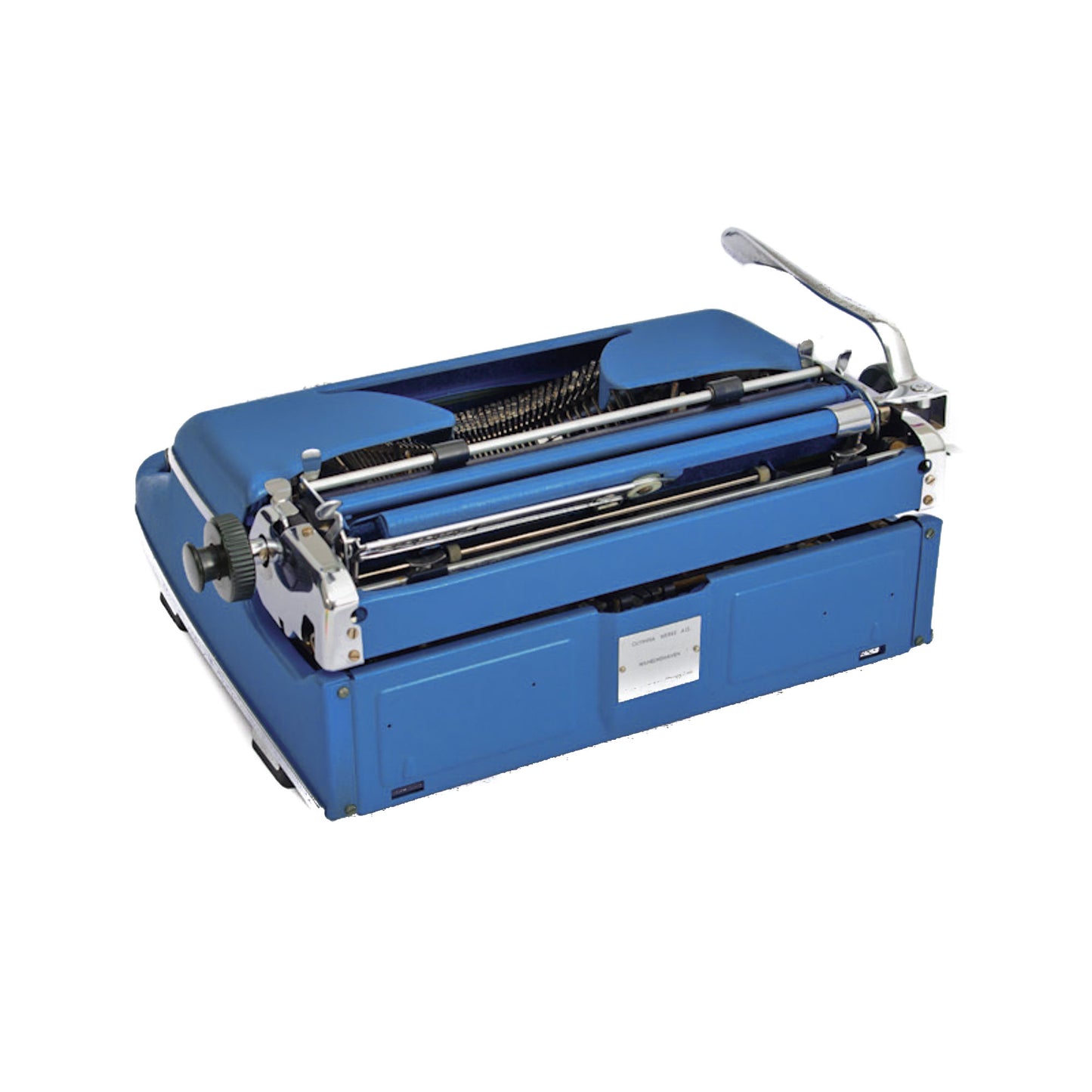 Blue Typewriter Olympia SM2