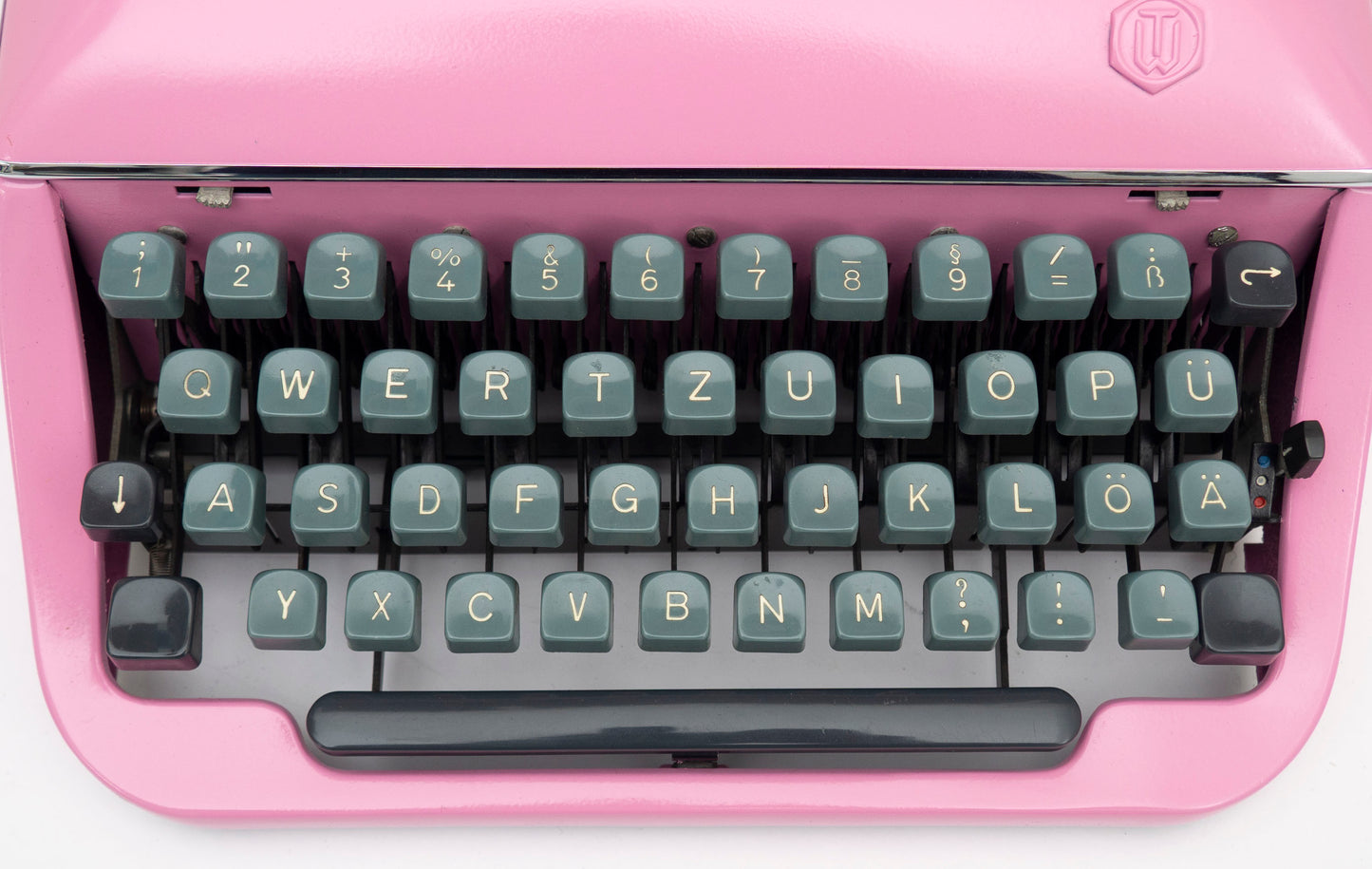 Blush Pink Typewriter Torpedo 20