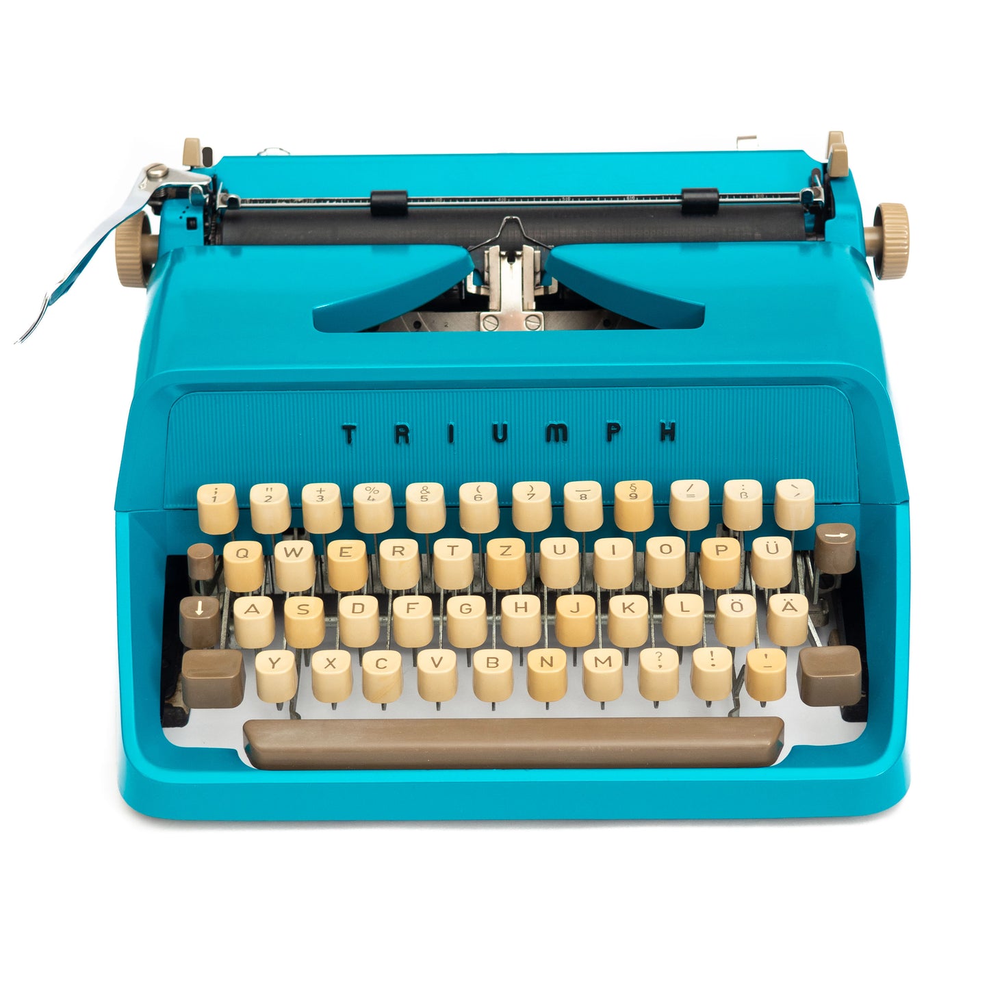 Triumph Typewriter Blue