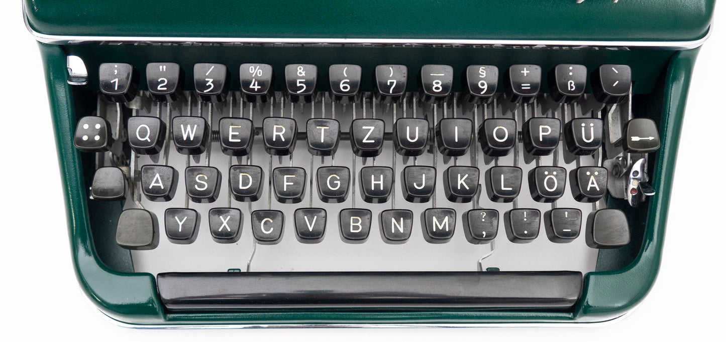 Dark Green Typewriter Olympia SM2
