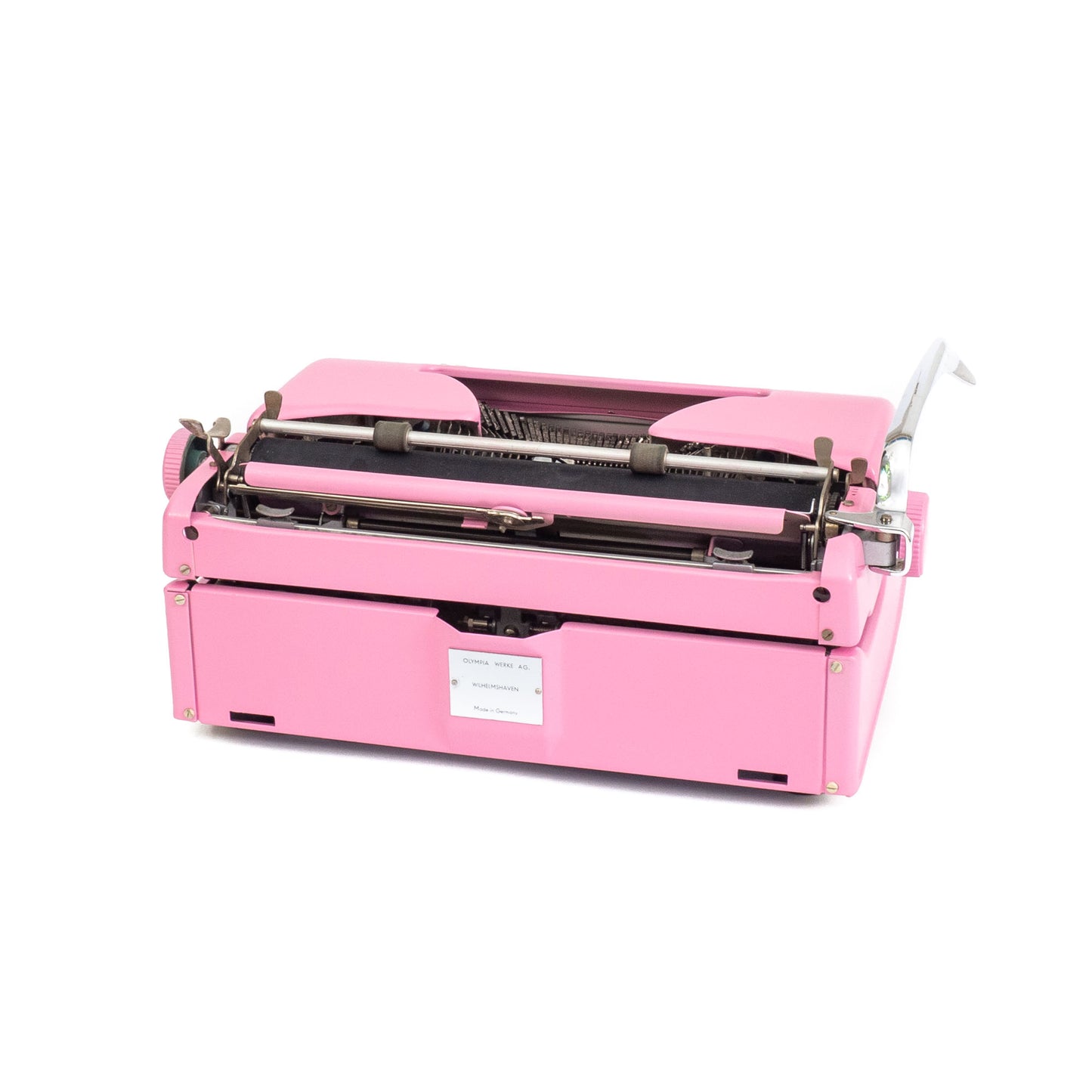Pink Typewriter Olympia Monica