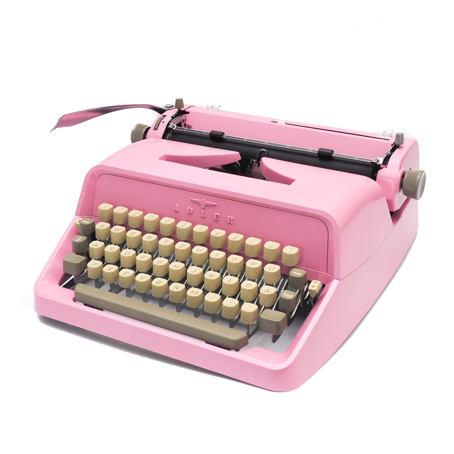 Adler Schreibmaschine Rosa