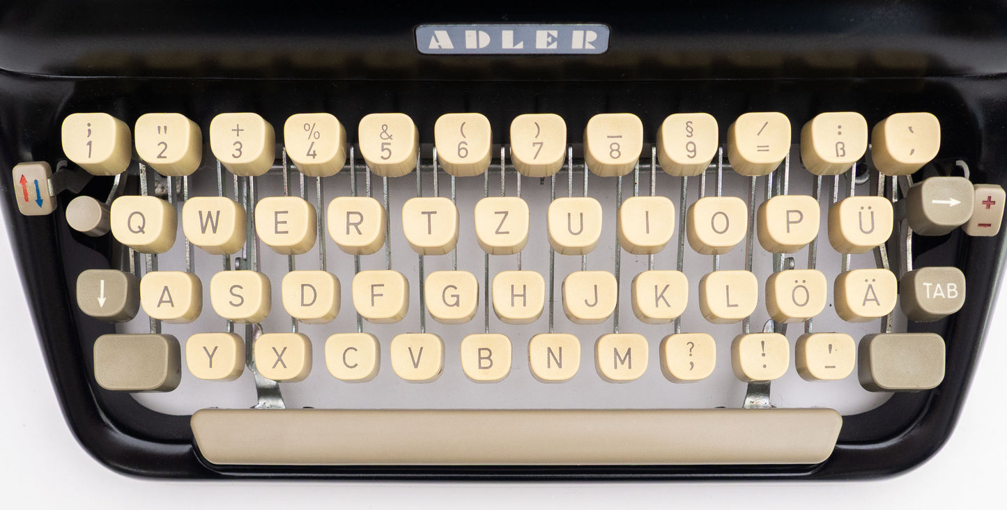 Adler Typewriter Black