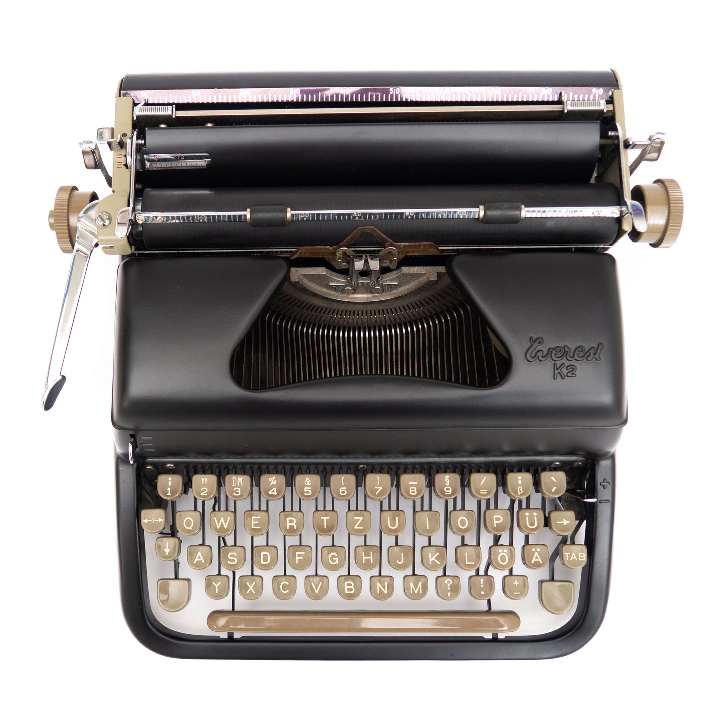 Black Vintage Typewriter Everest