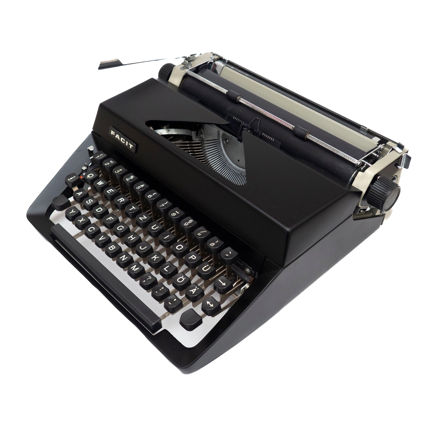 Schwarze Schreibmaschine Facit