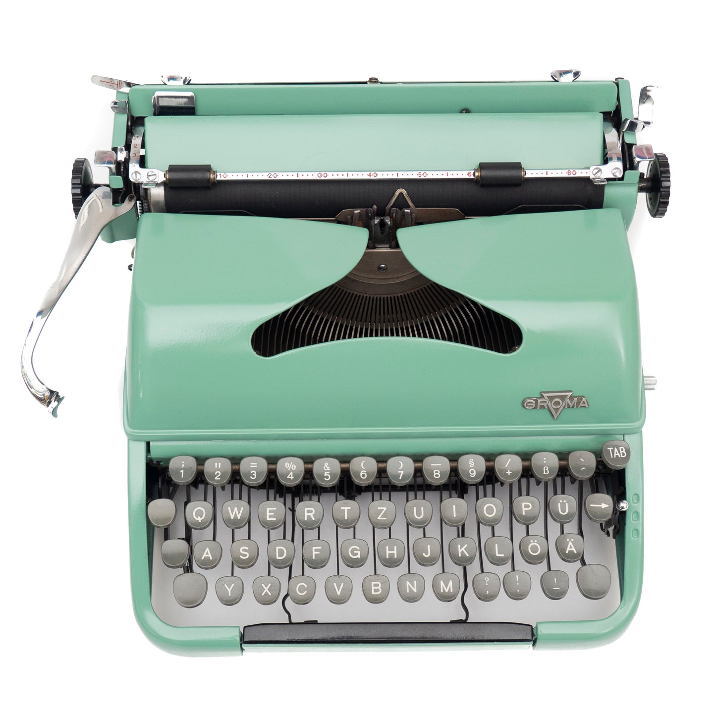 Green Typewriter Groma Modell T