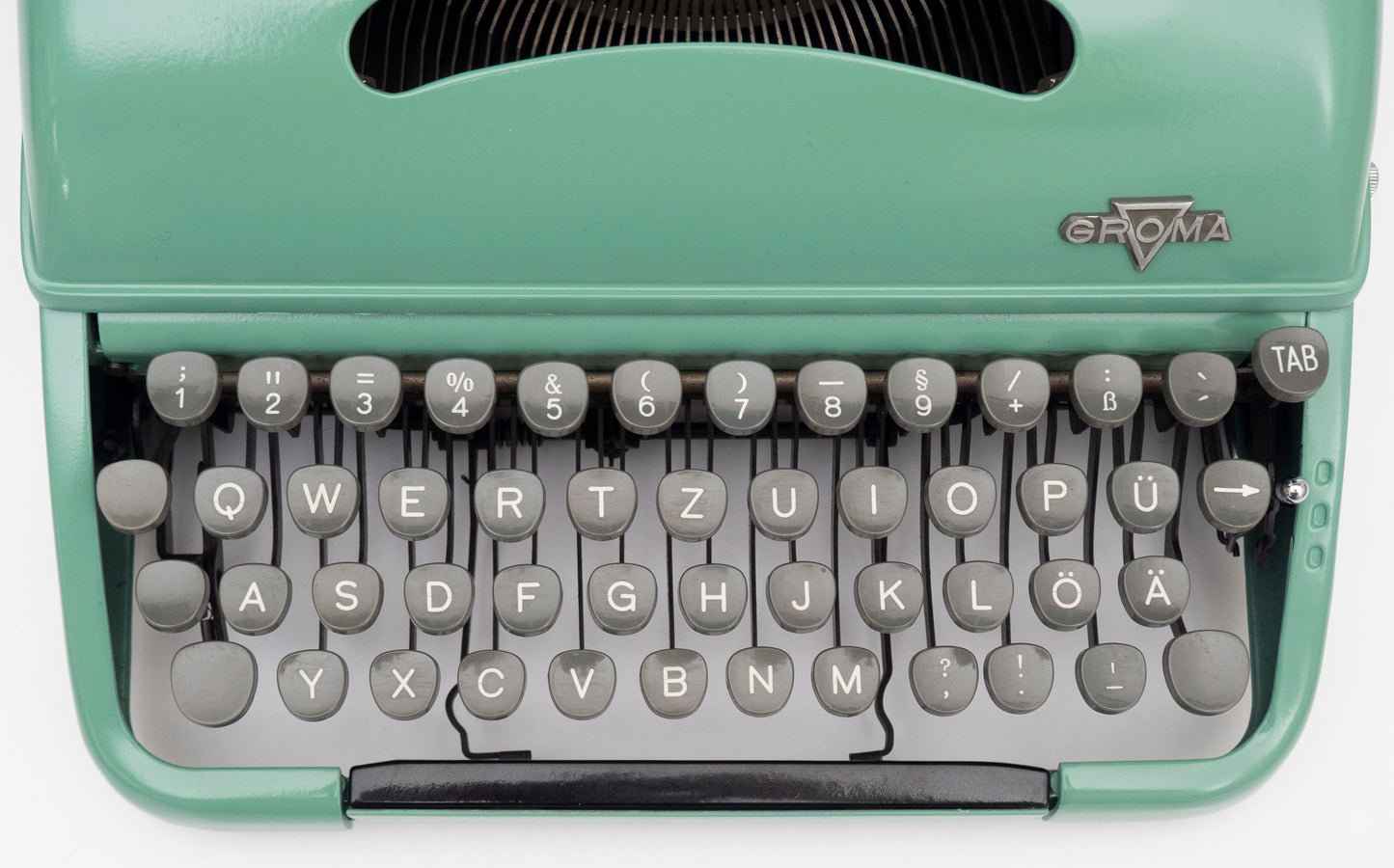 Green Typewriter Groma Modell T