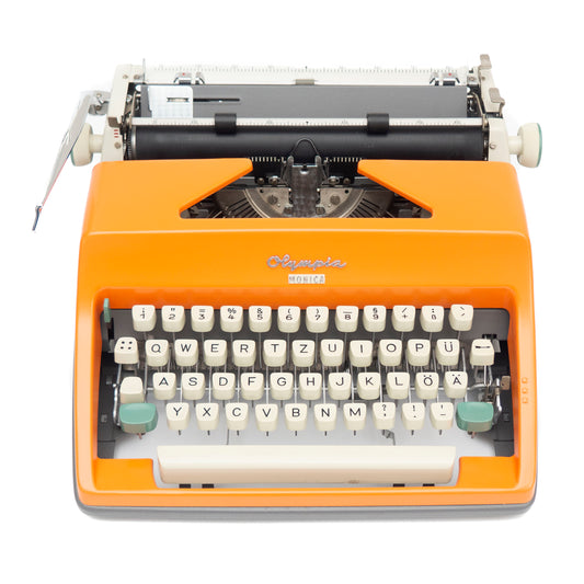 Typewriter Olympia Monica, Orange