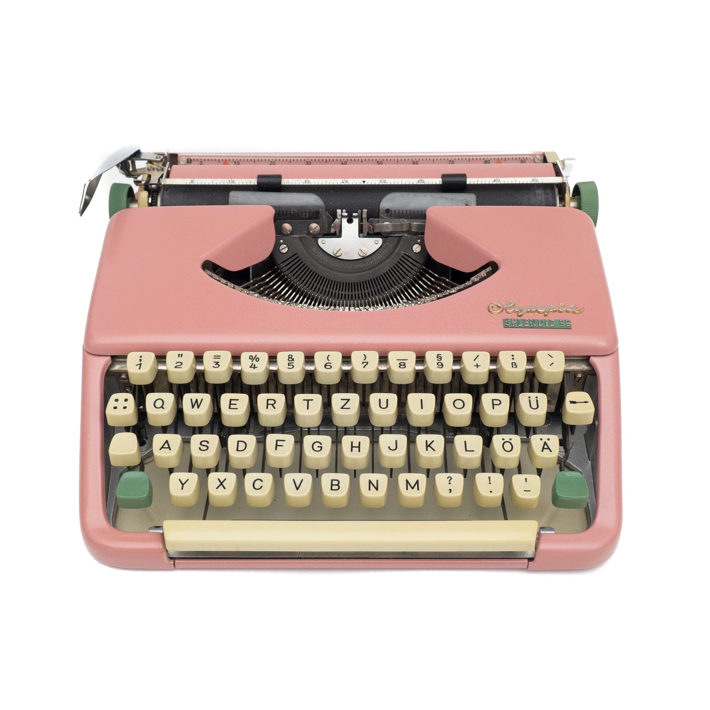 Portable Typewriter with Case, Olympia Splendid 33