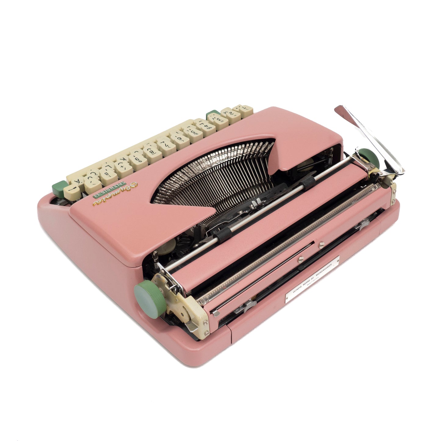 Portable Typewriter with Case, Olympia Splendid 33