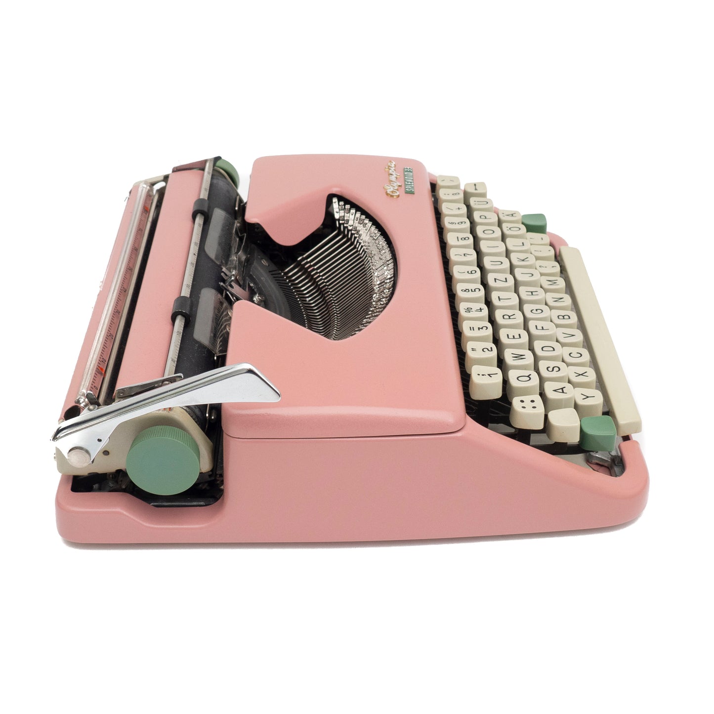 Portable Typewriter with Case, Olympia Splendid 33