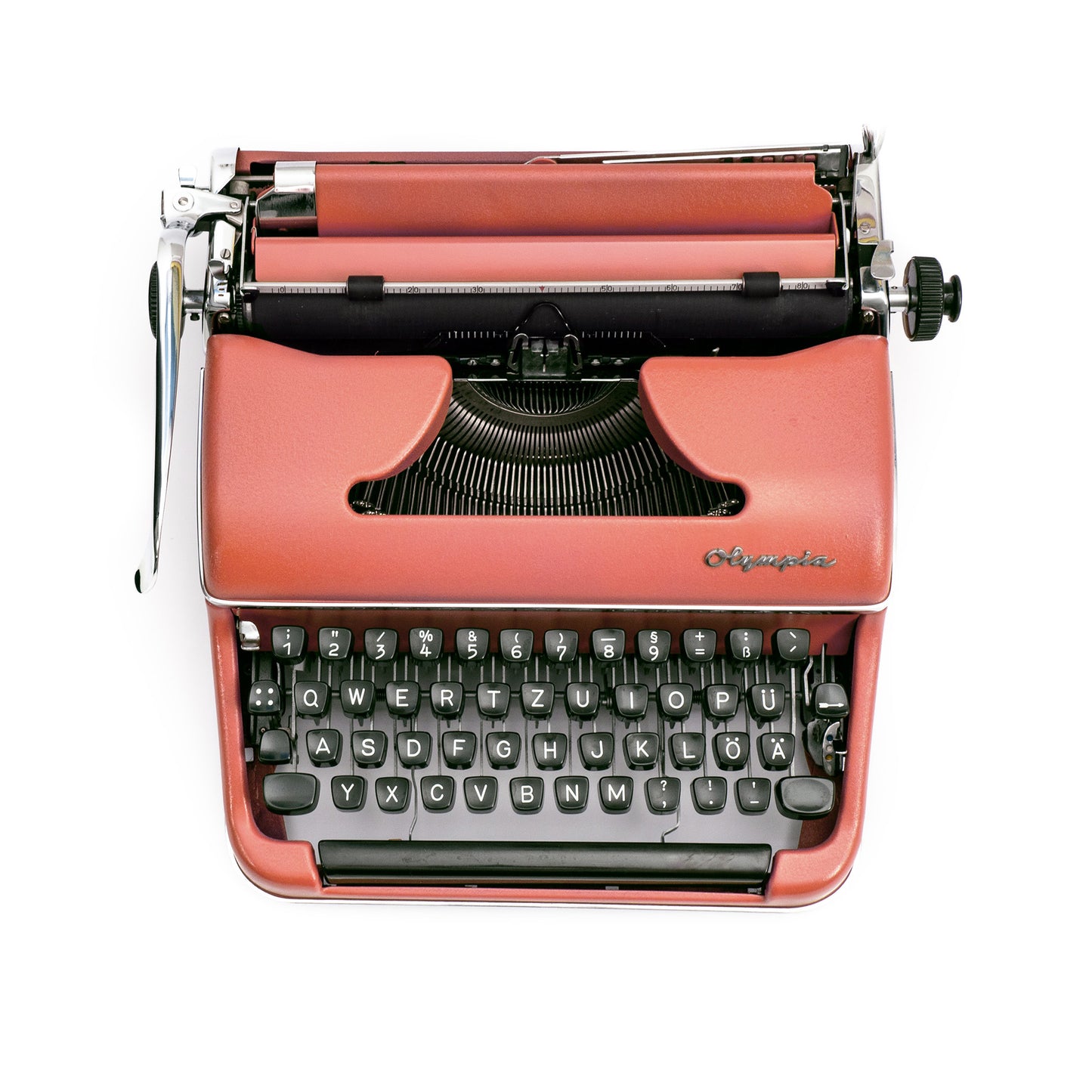 Olympia SM2 Typewriter, Apricot