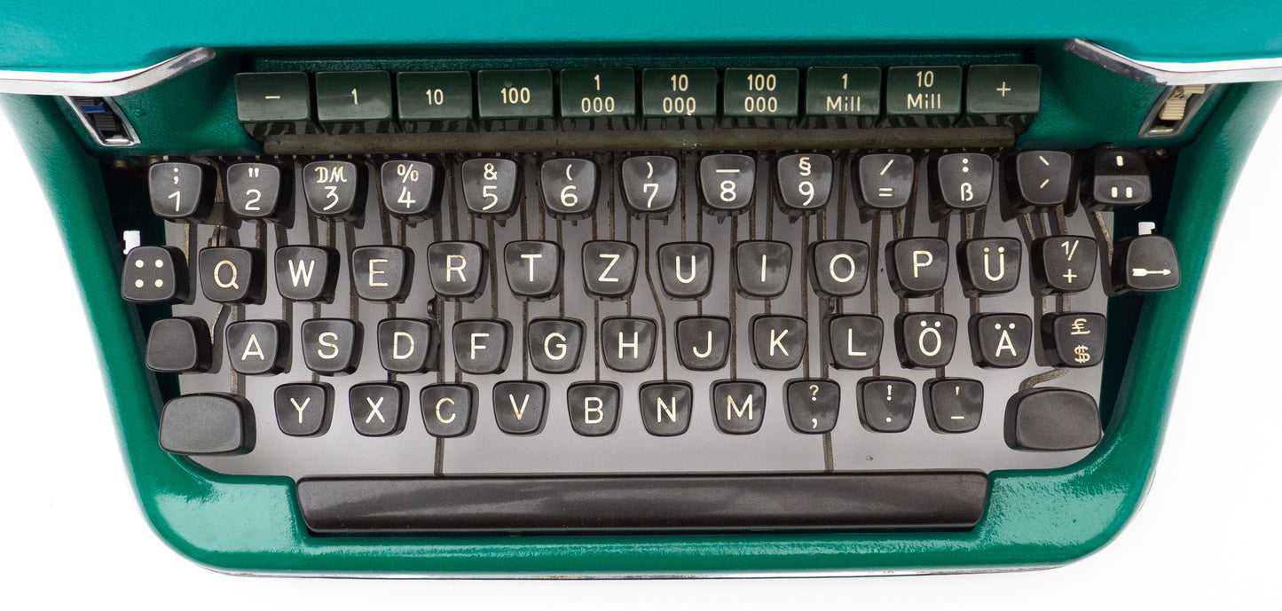 Typewriter Olympia SG1, Green