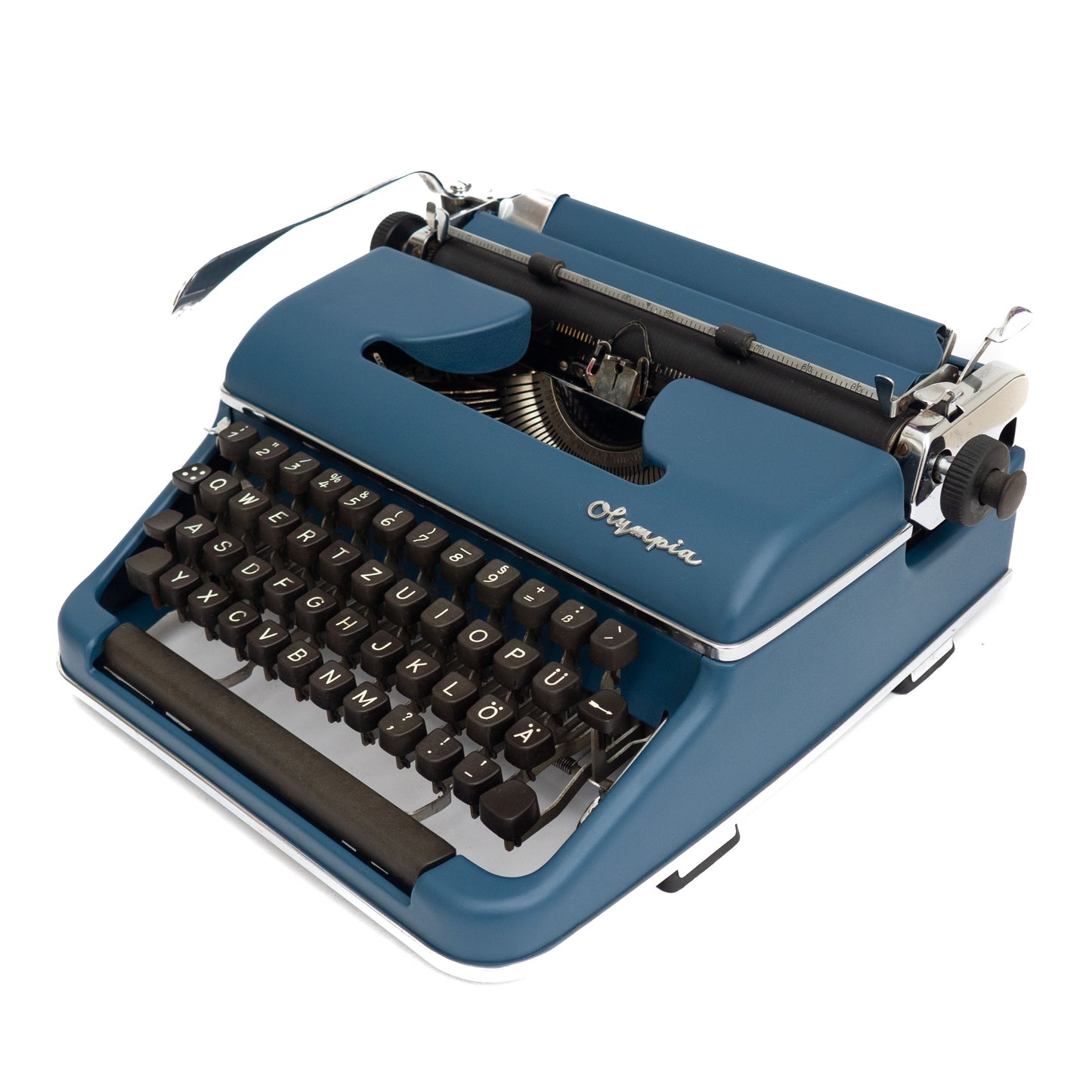 Typewriter Olympia SM2, Petrol Blue