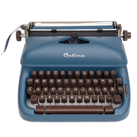 Typewriter Optima Petrol Blue