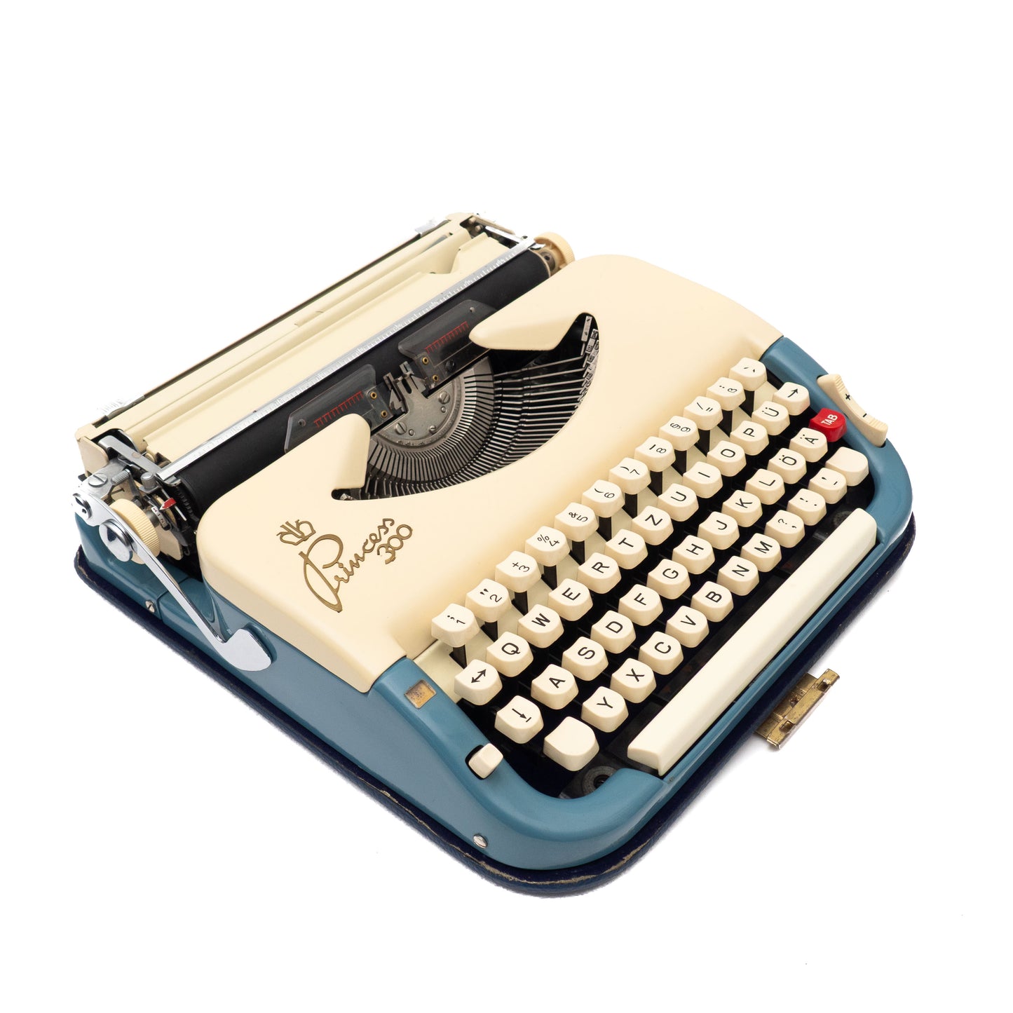 Portable Typewriter with Case, Princess 300