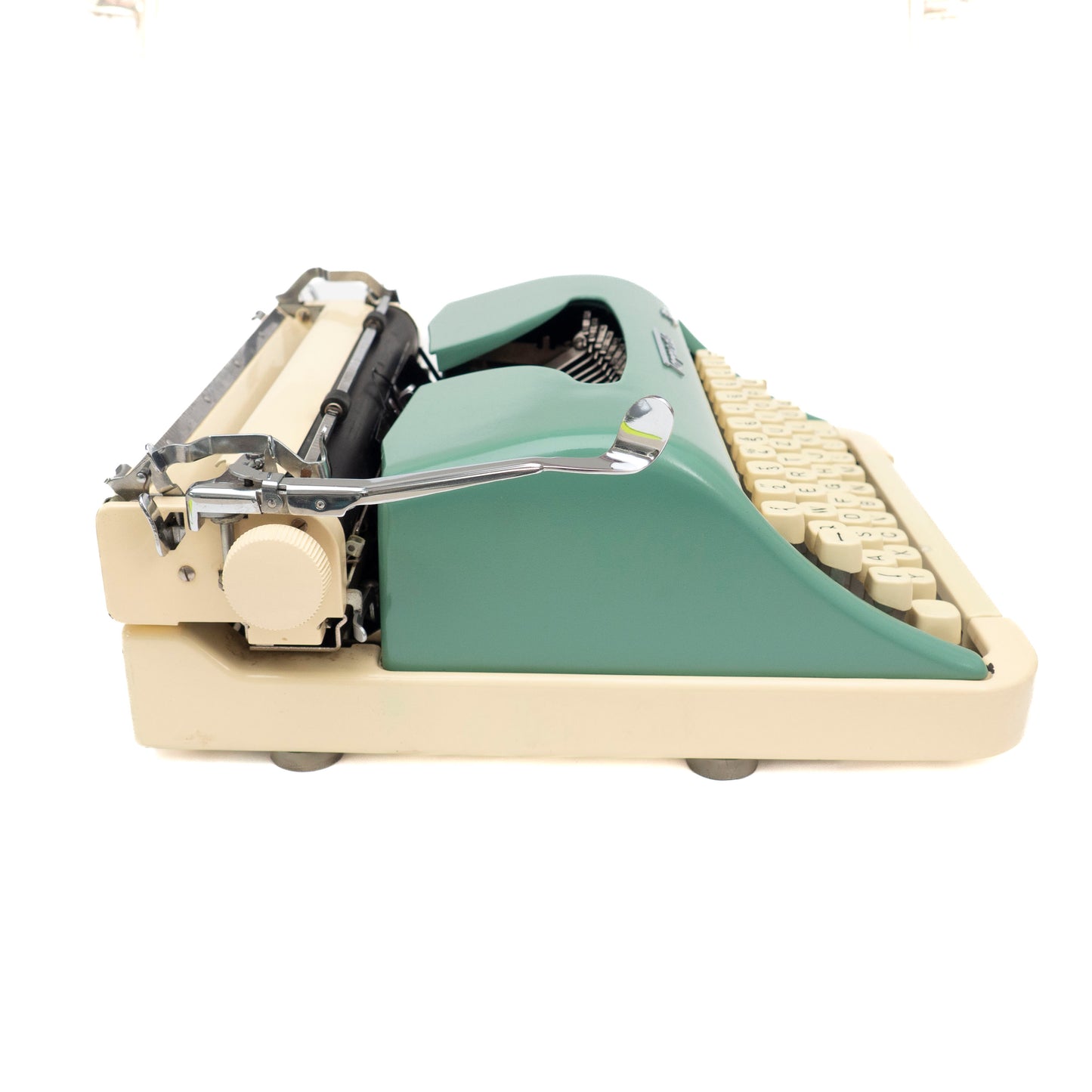 Typewriter Torpedo 30, Green & Creme-white