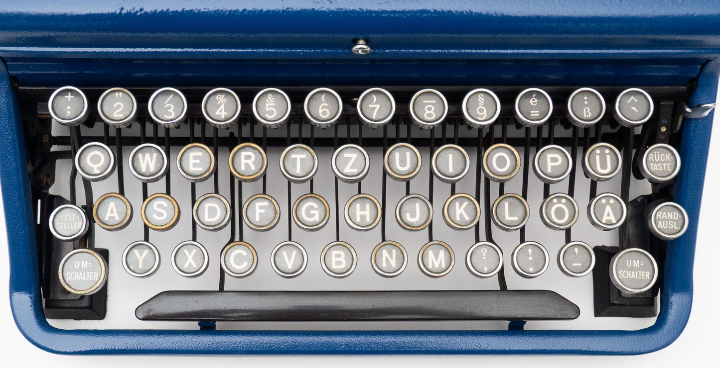 Typewriter Torpedo 18, Blue