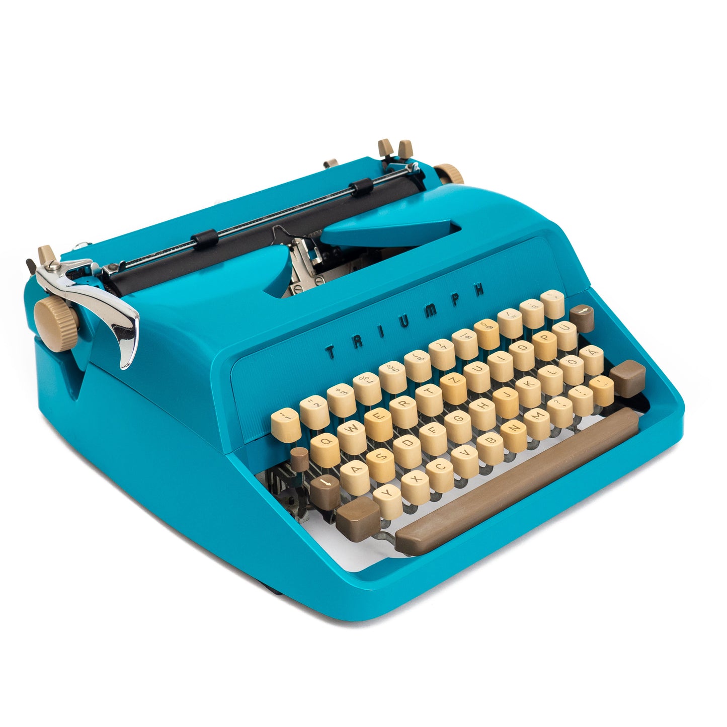 Triumph Gabriele 1 Schreibmaschine Blau