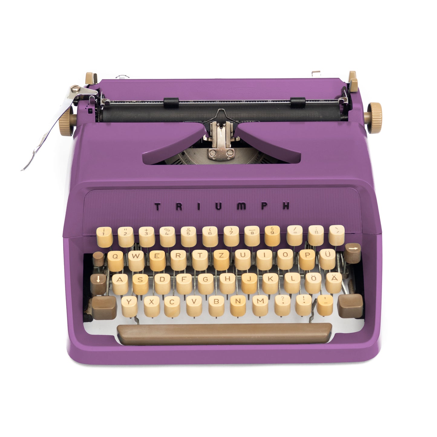 Lila Schreibmaschine Triumph Gabriele 1