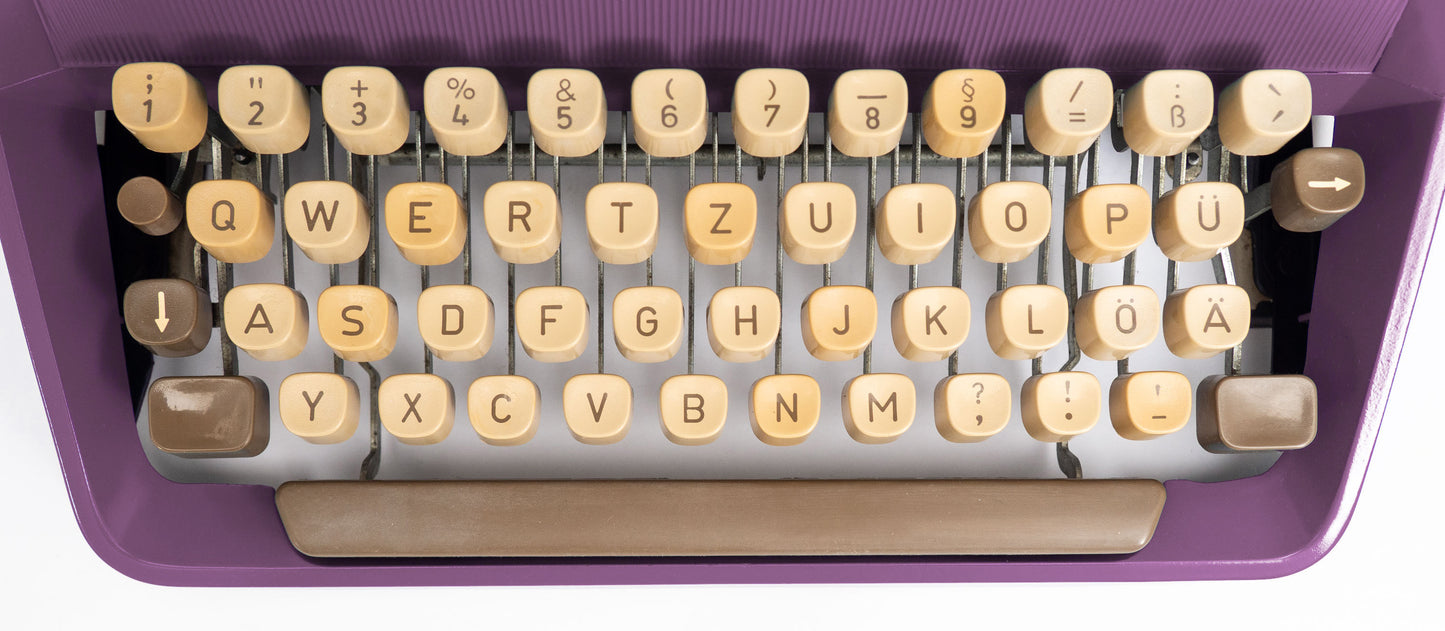 Triumph Typewriter, Purple