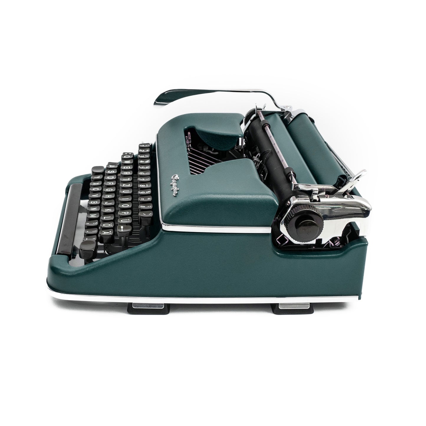 Olympia Schreibmaschine Dunkelgrün