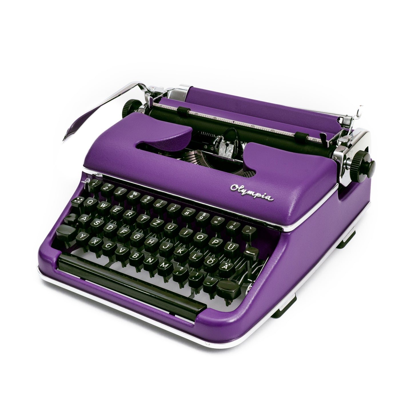 Purple Typewriter Olympia SM2