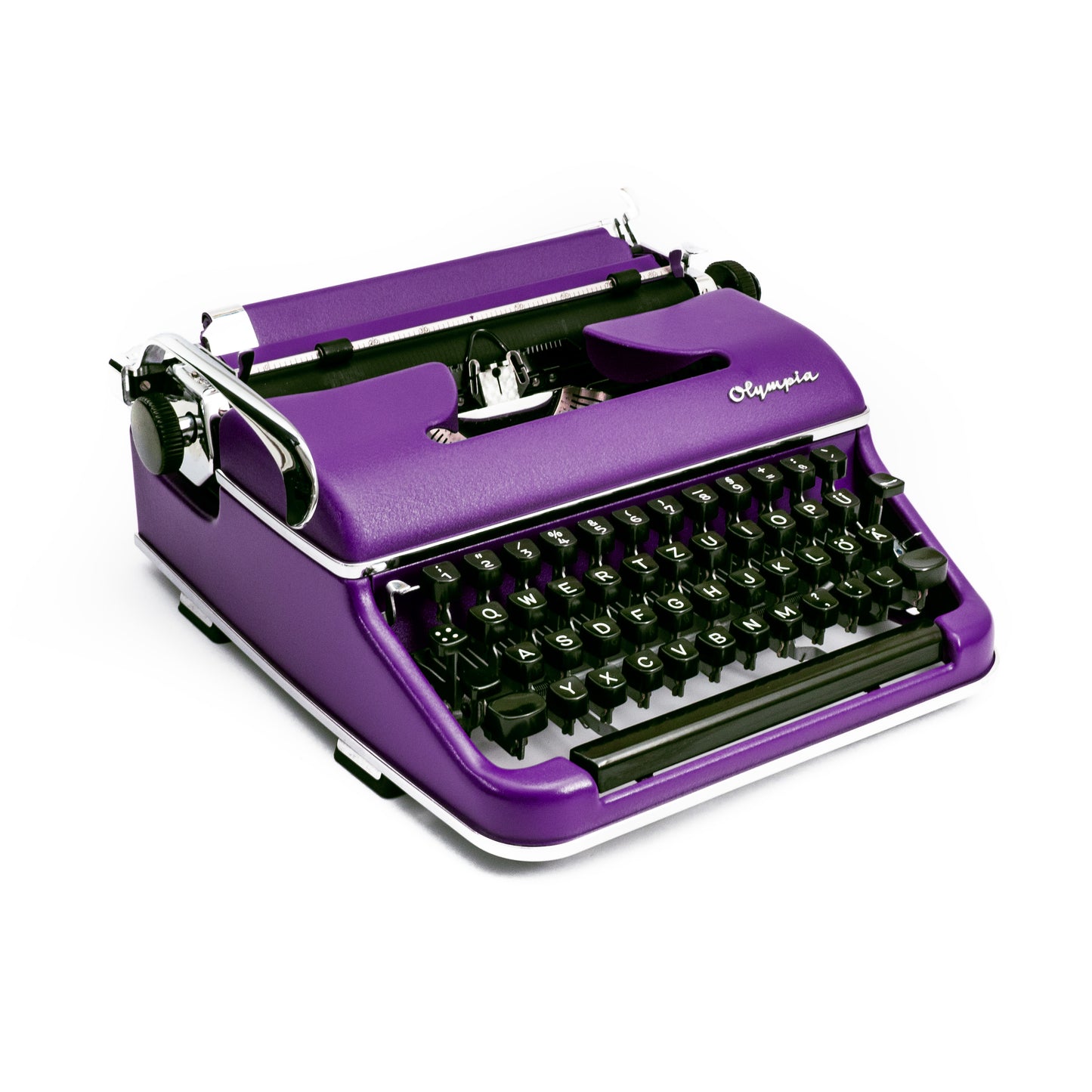 Lila Schreibmaschine Olympia SM2