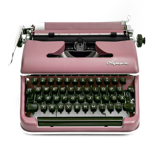 typewriter dusky rose