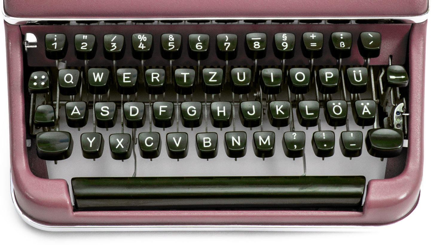 Vintage Typewriter Olympia SM2, Dusky Rose