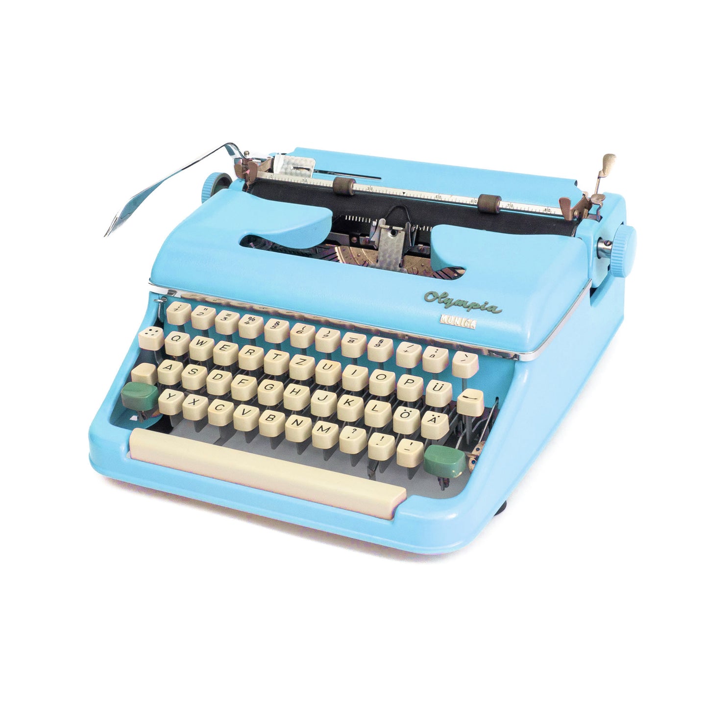 Typewriter Olympia Monica, Pastel Blue