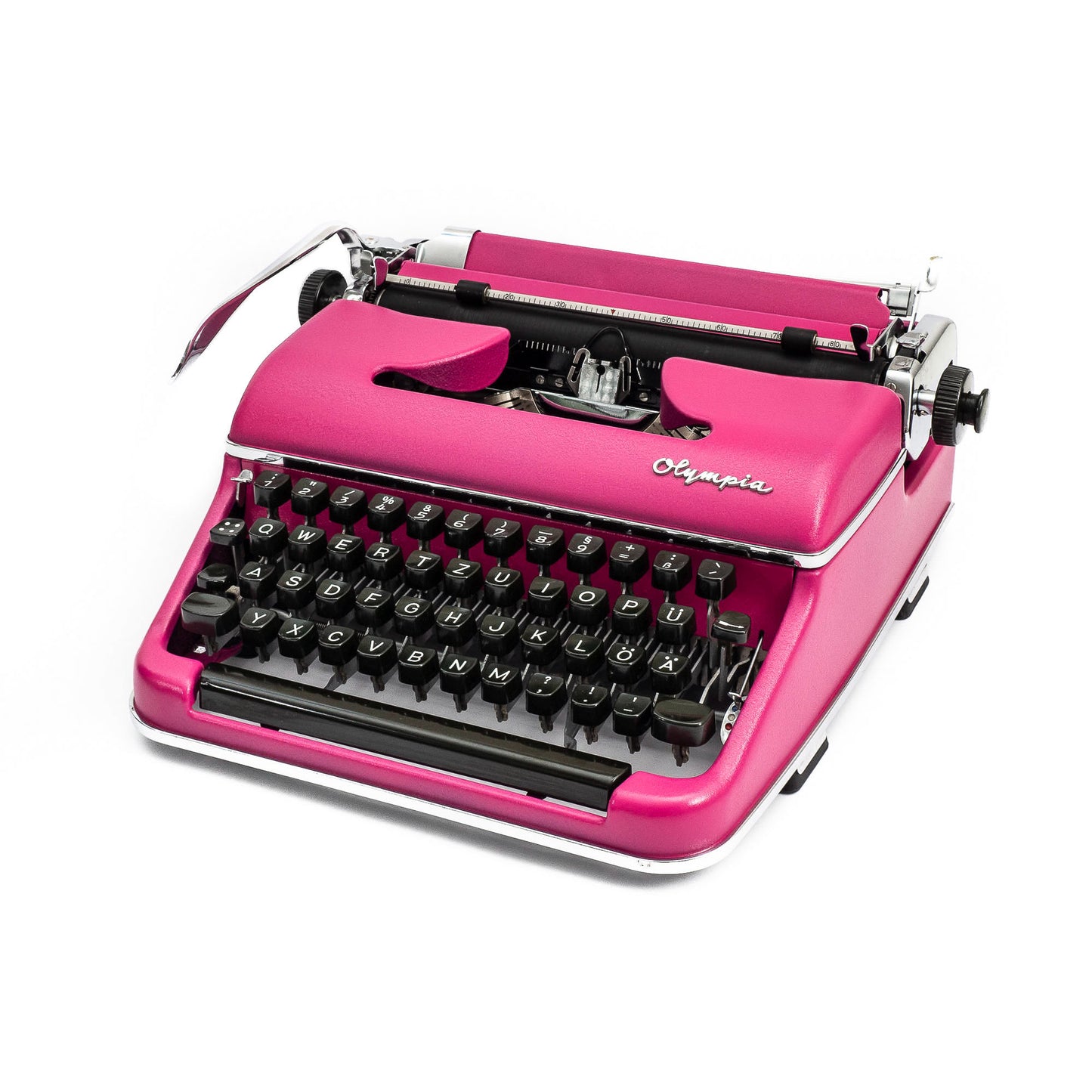 Olympia Schreibmaschine Pink