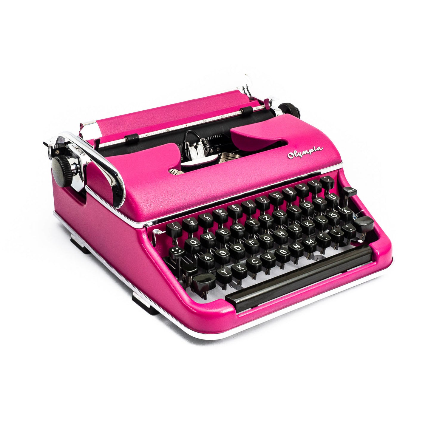 Olympia Schreibmaschine Pink