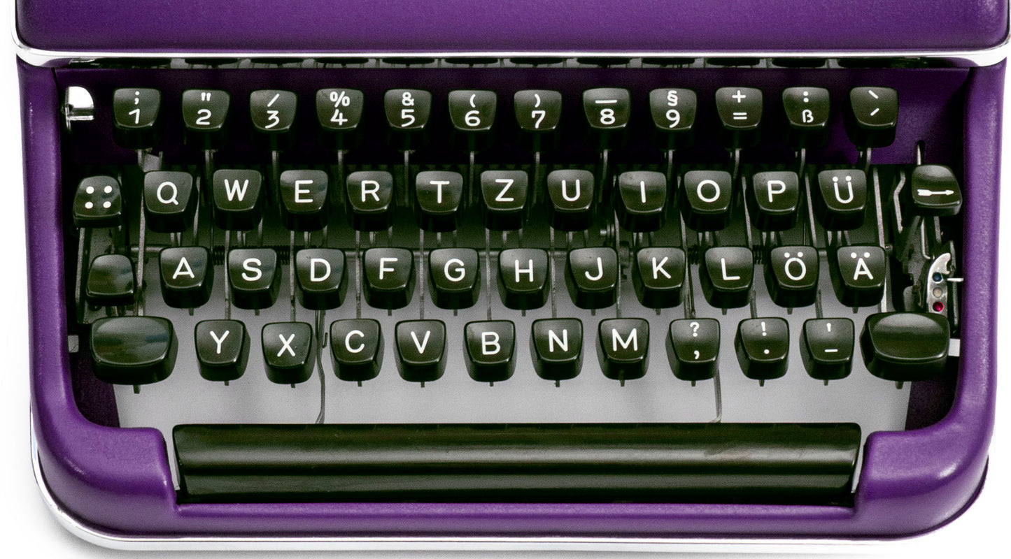 Purple Typewriter Olympia SM2
