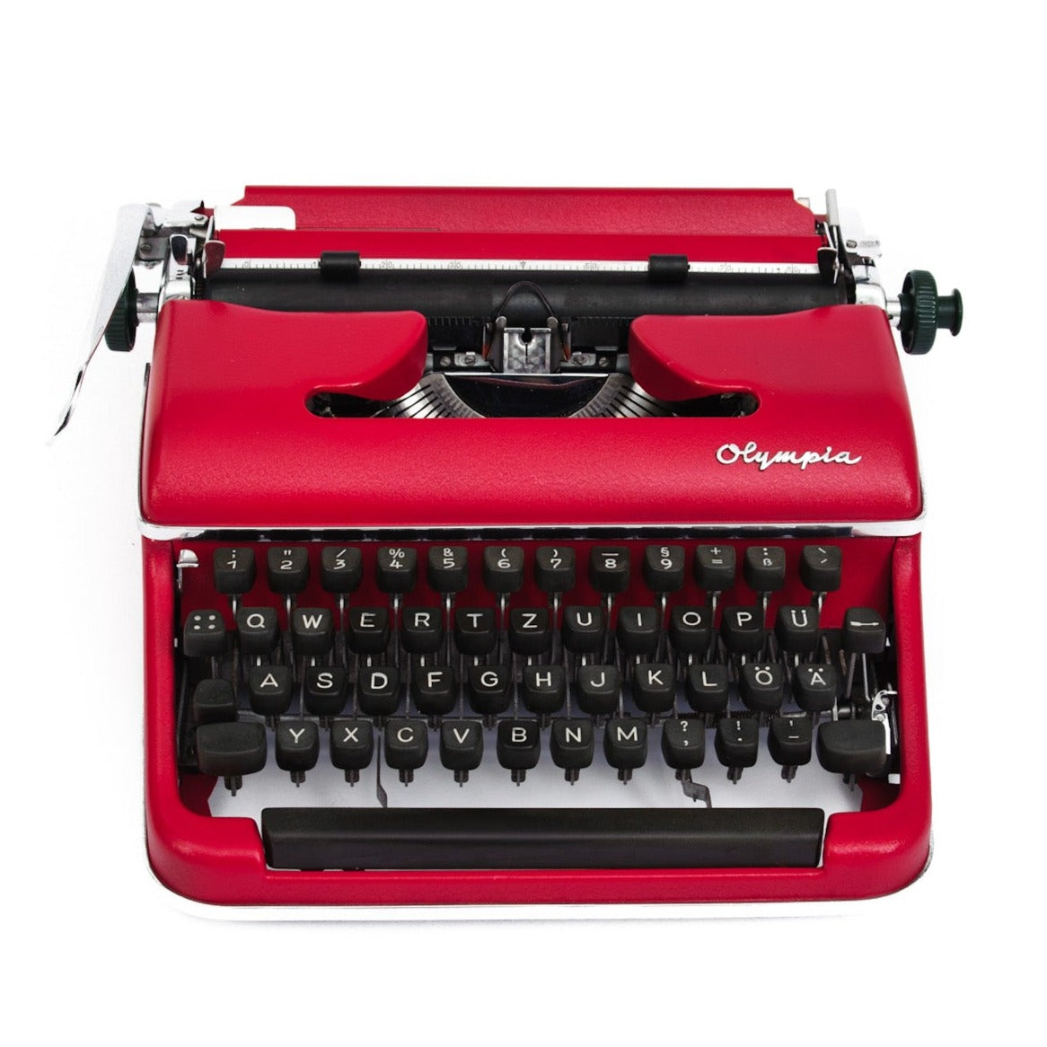 Type Writer Red Red Typewriter Olympia SM2 - BLACKBIRD TYPEWRITERS – Blackbird Typewriters