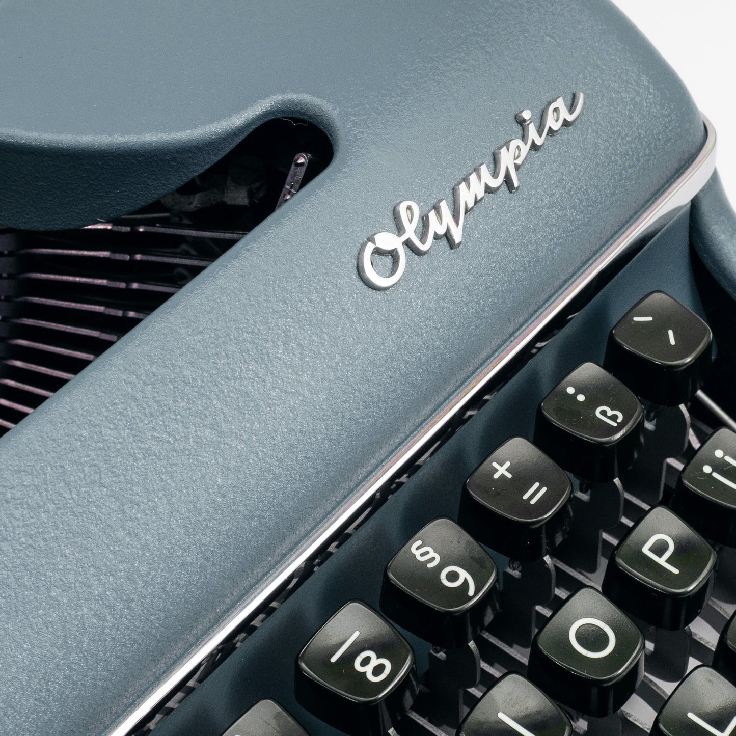 Slate Blue Typewriter Olympia