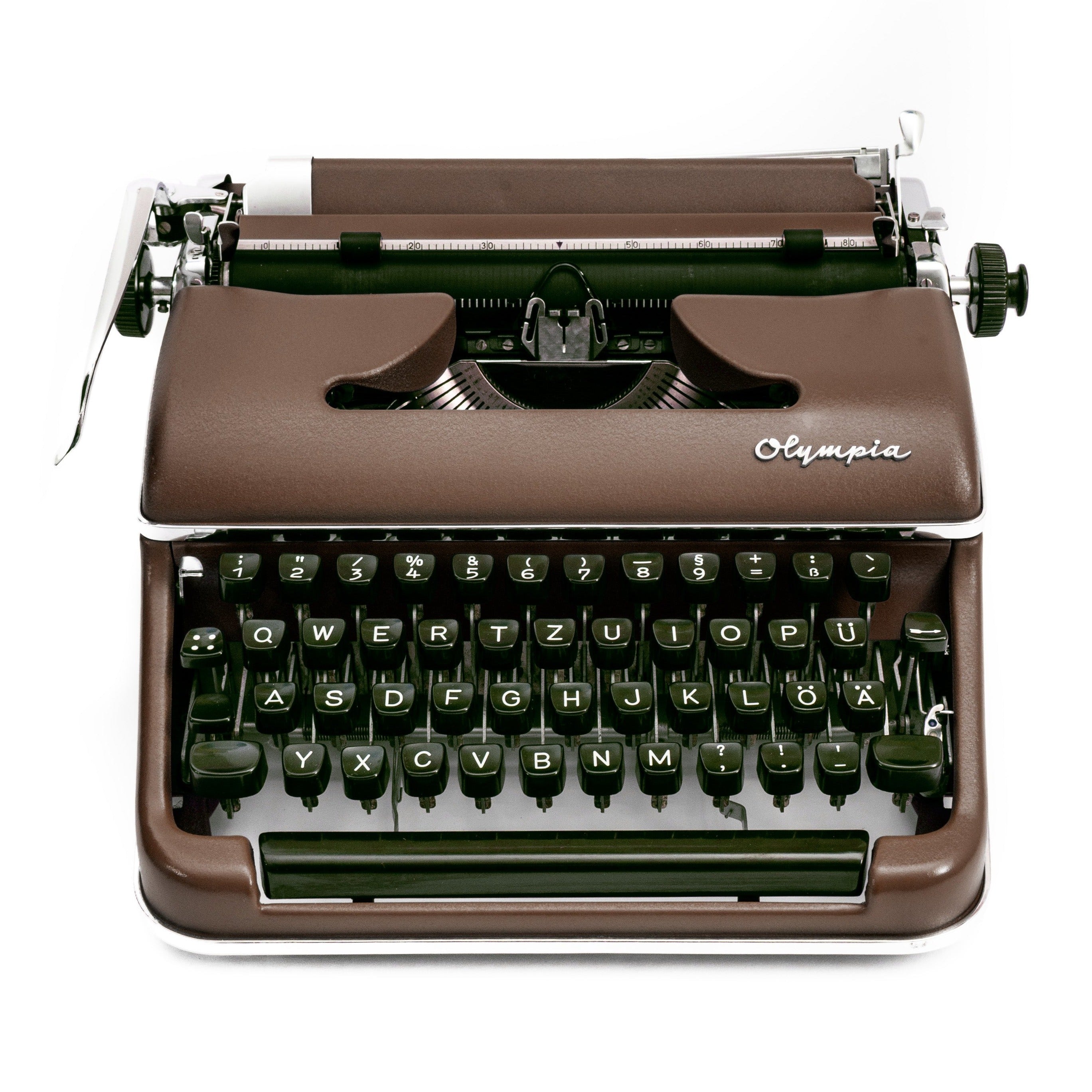 Typewriter Olympia SM2 Dark Brown BLACKBIRD TYPEWRITERS Blackbird Typewriter Olympia SM2 Dark Brown BLACKBIRD TYPEWRITERS Blackbird